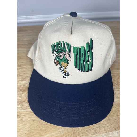 Vintage Kelly Tires‎ Cap Logo  SnapBack Trucker Hat - Picture 1 of 4